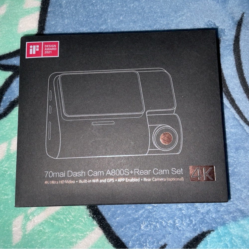 Dash Cam A800S+ Rear Cam Set - Black